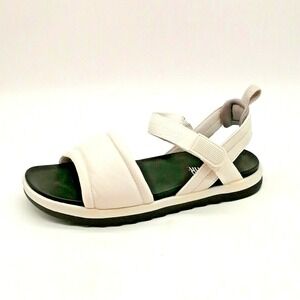 Cougar Shoes Womens Leona White 11 Leather Sport Sandal Walking Comfort NEW